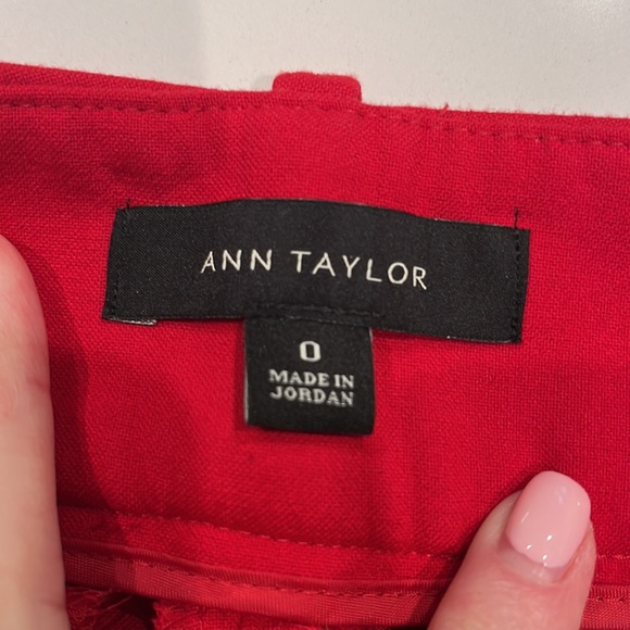 Ann Taylor slacks in red size 0 - Picture 5 of 8